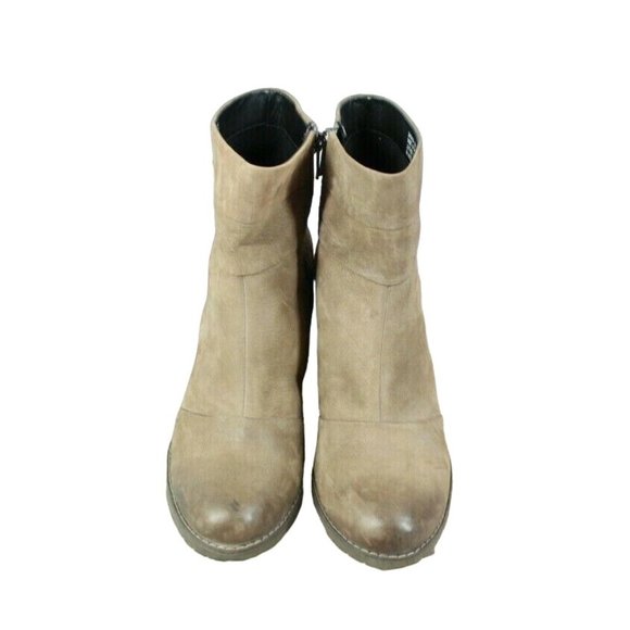 Clarks Artisan Mission Manor Distress Brown Leather Zip Ankle Boots Size 8 M - Picture 5 of 9